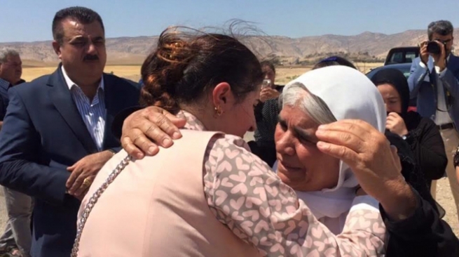 کچێکی دیکەی کوردی ئێزدی لە دەست تیرۆریستان ڕزگار کرا