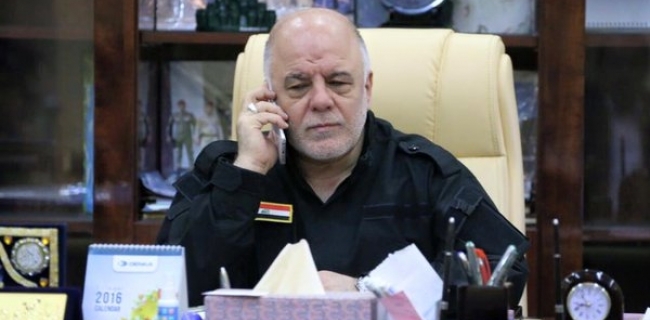 عەبادی فەرمانی بێدەنگبوون بۆ فەرماندە سەربازییەکان دەردەکات 