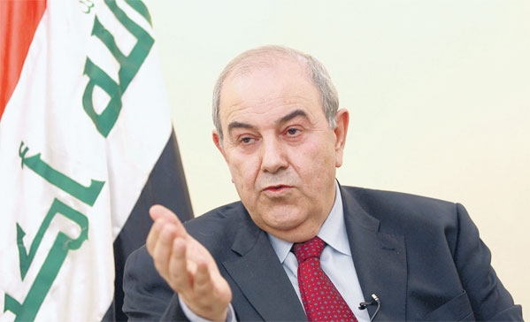 ئەیاد عەللاوی: حکوومەتی عێراق لەگەڵ ئیراندا هاوسۆزە