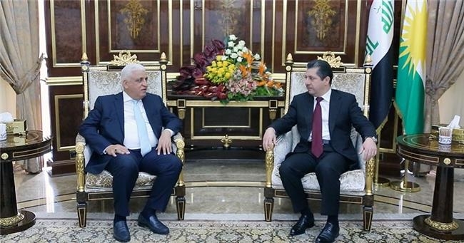 سەرۆکی حکومەتی هەرێمی کوردستان پێشوازی لە راوێژکاری ئاسایشی نیشتمانى عێراق دەکات