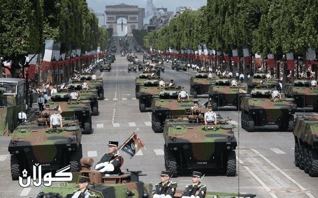  فڕەنسا ئامادەکاری بۆ رۆژی نیشتیمانی دەکات