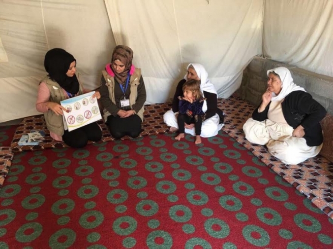 ھەوەکا ھشیاریا ساخلەمیێ دناڤ کەمپێن ئاوارەیان دا تێ راگەھاندن