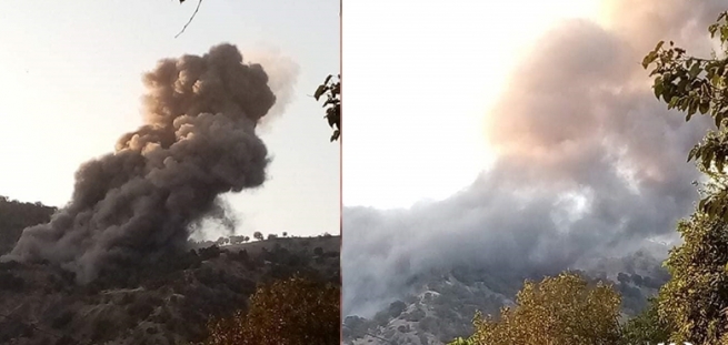 فڕۆكه‌كانی توركیا قه‌ندیلیان بۆردومان كرد