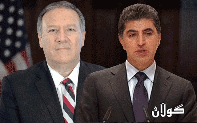 نێچیرڤان بارزانی و مایکڵ پۆمپیۆ پەیوەندییەکی تەلەفۆنییان ئەنجام دا 