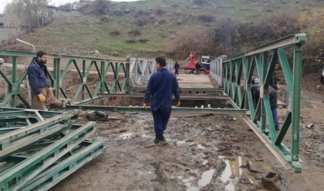لە سیدەكان بەچاككردنەوەی پردێك رێگای هاتووچۆی 16 گوندی دەڤەری برادۆست دەكرێتەوە