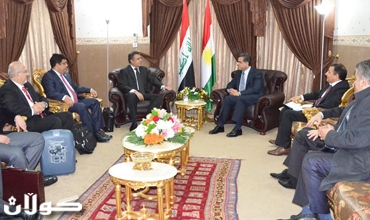 فه‌لاح مسته‌فا پێشوازی كرد له‌ شاندێكی ئه‌نجومه‌نی زانكۆ نێوده‌وڵه‌تیه‌كان