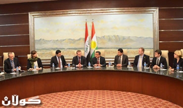 به‌رپرسی په‌یوه‌ندیه‌كانی ده‌ره‌وه‌ی حكومه‌ت له‌گه‌ڵ گروپێكی قوتابیانی زانكۆكانی ئه‌ڵمانیا كۆبووه‌وه‌