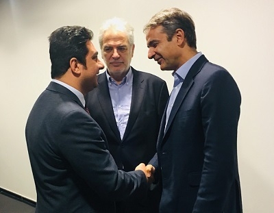 	 سەرۆکی پارتی دیموکراتی یۆنان، خۆشەویستیی تایبەتی خۆی بۆ گەلی کوردستان دەربڕی
