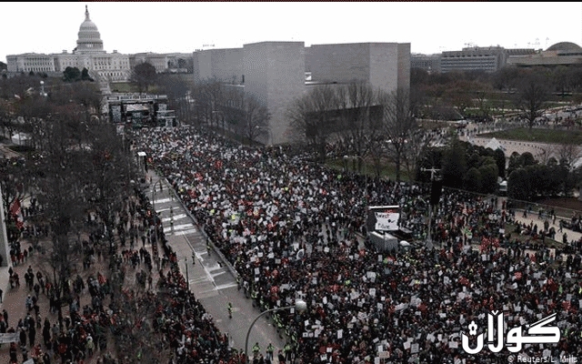 لە ناو جەرگەی واشنتون خۆپیشاندانەکان دژ بە کوشتنی جۆرج فلۆید توندوتیژی لێدەکەوێتەوە