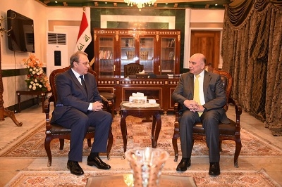 فوئاد حوسێن و نوێنەری تایبەتی سەرۆککۆماری رووسیا کۆبوونەوە