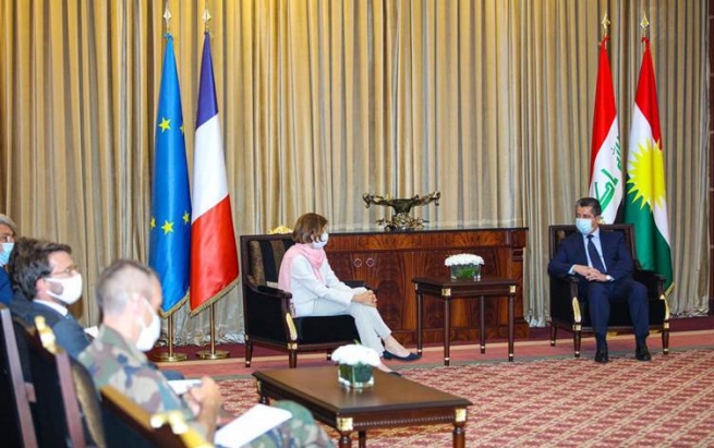 فەرەنسا پشتیوانی بۆ کوردستان و پێشمەرگە دووپاتدەکاتەوە