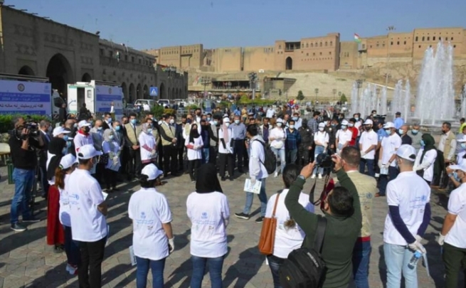 لە هەولێر هەڵمەتێک بۆ هۆشیارکردنەوەی هاووڵاتییان لە کۆرۆنا راگەیاندرا