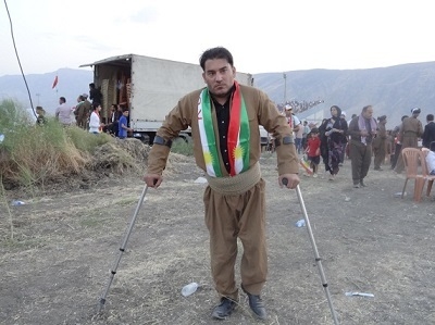 خاوەن پێدویستییانی تایبەت: ئامادەین لە پێناو کوردستاندا بەرگری بکەین؛ دەنگتان بۆ سەربەخۆیی بێت 