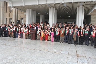 پەرلەمانی کوردستان رۆژی ئاڵای بەرز راگرت 