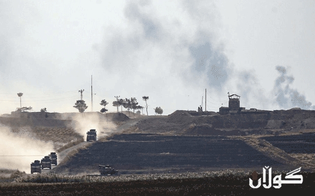 توركیا گرێ سپی و سەرێكانی بە چڕی تۆپباران دەكات