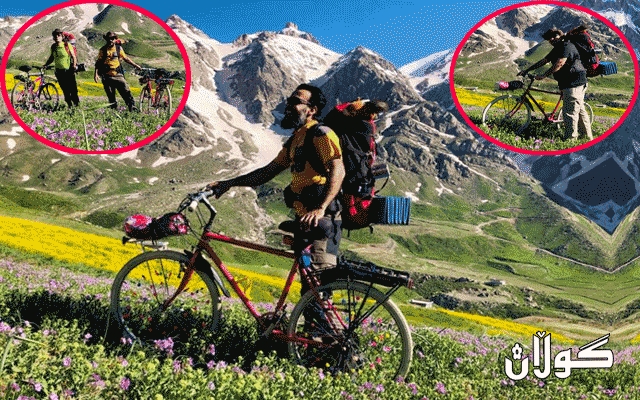 گرووپێکی شاخەوانی بۆ یەکەمجار بە وەرزشی گەشتیاریی پاسکیلسواری، بەناو چیا و دۆڵەکانی بناری چیای سەکران سۆڕانەوە.