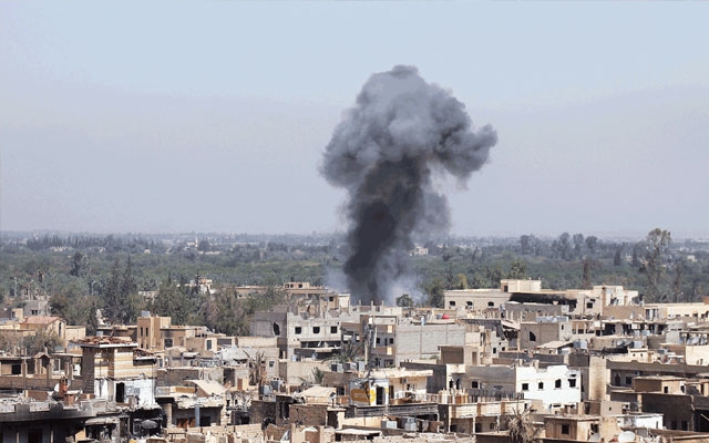 رژێمى سووریا شاری حه‌له‌بی بۆردومان كردو ده‌یان كه‌س كوژران و بریندار بوون