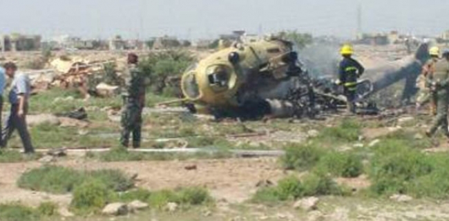  هەلیکۆپتەرێکی سوپای عێراق تێک دەشکێت 