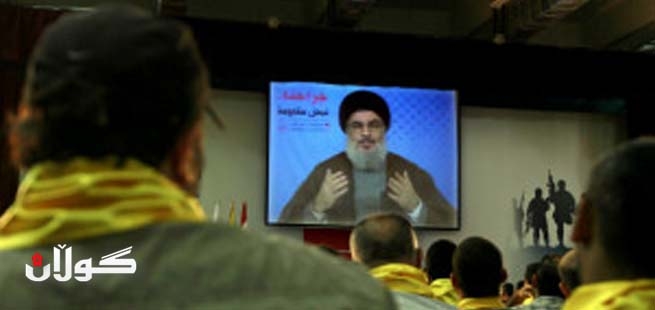 سه‌رۆكی‌ حیزبوڵای‌ لوبنان، سه‌ردانی‌ شاری‌ قوسه‌یری‌ سووریای‌ كردووه‌