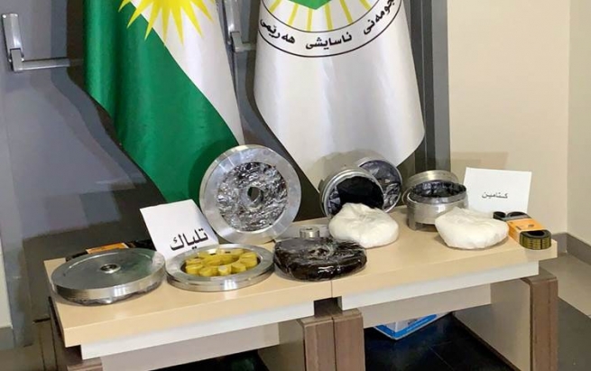 لە هەولێر دەست بەسەر هەشت كیلۆ ماددەی هۆشبەردا دەگیرێت