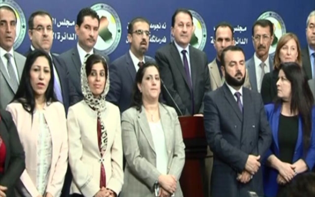 هاوپه‌یمانی كوردستانی ناڕه‌زایی له‌ دژی حه‌یده‌ر عه‌بادی ده‌رده‌برن