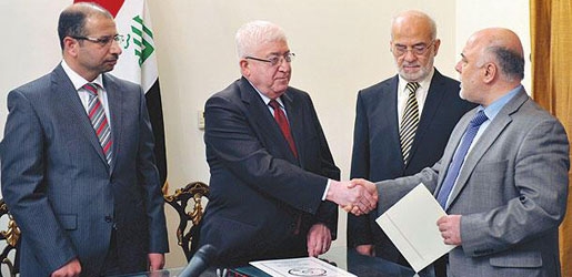 هه‌ر به‌ راسپاردنی عه‌بادی دانوستانی لایه‌نه‌ سیاسییه‌كان بۆ پێكهێنانی حكومه‌ت ده‌ستیپێكرد