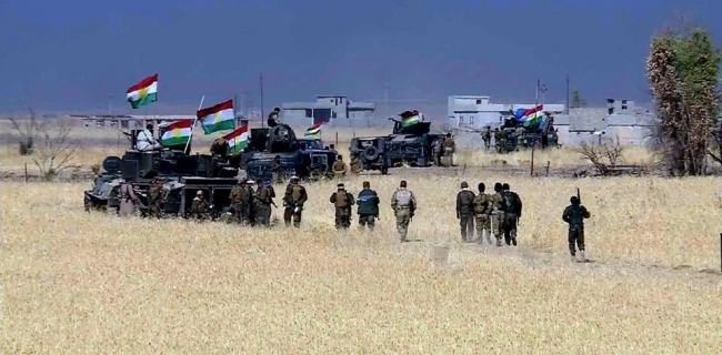  فەرماندەیەکی پێشمەرگە: کاربەنووسراوێک ناکەین فەرمان بە کشانەوەی پێشمەرگە بکات 