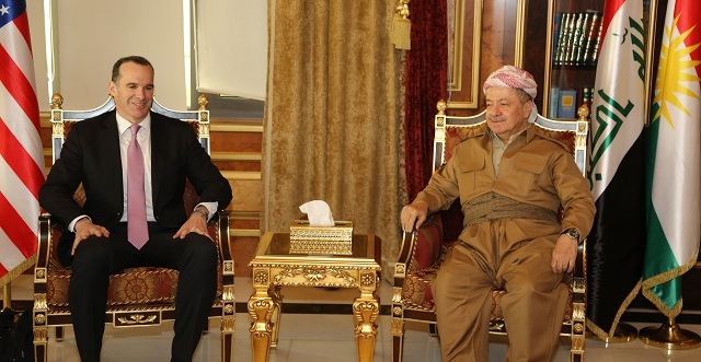سەرۆك بارزانی پێشوازی لە نێردەی تایبەتی سەرۆكی ئەمەریكا لە هاوپەیمانێتیی دژی داعش کرد