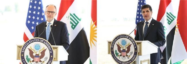 نێچیرڤان بارزانی: بنیاتنانی كۆمه‌ڵگه‌ی كونسووڵخانه‌ی ئه‌مه‌ریكا هه‌‌‌نگاوێكى گرینگ و به‌نرخه‌