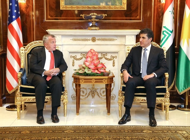 جێگری وه‌زیری ده‌ره‌وه‌ی ئه‌مه‌ریكا پشتگیری وڵاتەکەی بۆ کوردستان دووپات کردەوە
