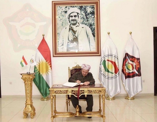 په‌یامێك له‌ جەنابی سه‌رۆك بارزانییه‌وه‌  