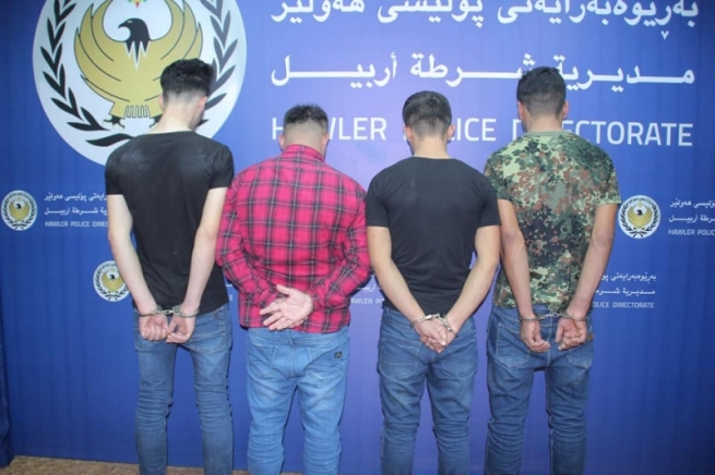 پۆلیسی هەولێر باندێکی گەورەی دزیكردنی دەستگیر كرد