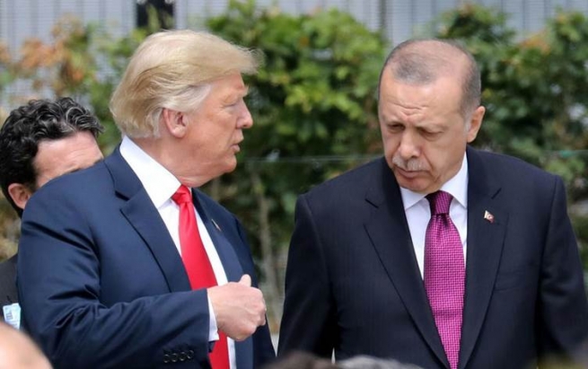 ترەمپ هۆشداری دەداتە ئەردۆغان لە 