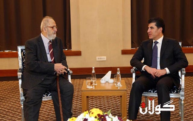 نێچیرڤان بارزانی چاوی به‌ میری ئێزدییان كه‌وت