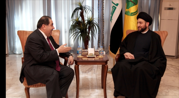 هوشیاری زێباری و عه‌مار حه‌كیم له‌باره‌ی پێكهێنانی حكوومه‌تی نوێی عێراق كۆبوونه‌وه‌