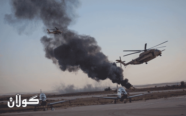 لە ئێران کۆپتەرێکی سەربازی کەوتە خوارەوە