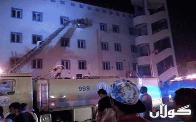  لە رووداوێکی ئاگرکەوتنەوە لە سعودیە 25 کەس گیانیان لەدەستدا 