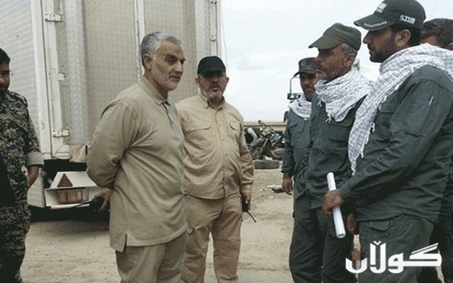 قاسم سولەیمانی لە ئەنبار دەردەکەوێت