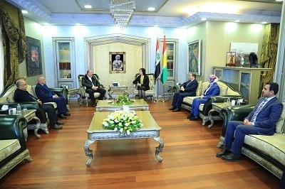 سەرۆکی پەرلەمان پێشوازیی لە کونسووڵی چین و سەرۆكی دیوانی چاودێری دارایی کرد
