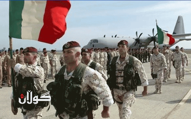 ھێزێكی ئیتاڵیا گەیشتە رۆژئاوای كوردستان