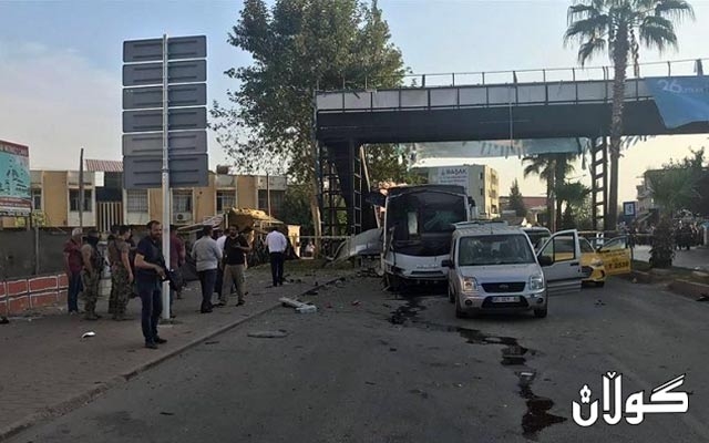  تەقینەوەیەکی بەهێز لە باشووری تورکیا رووی دا 