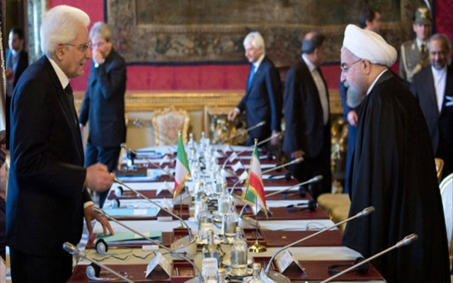 ئێران و ئیتاڵیا 14 رێككه‌وتننامه‌یان واژۆ كرد