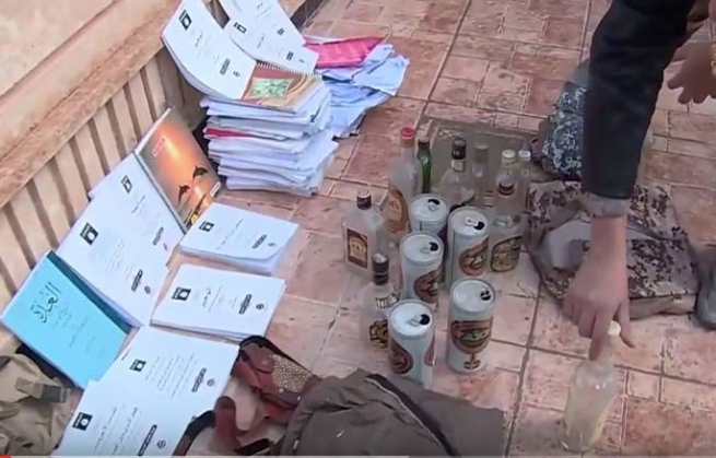 خواردنه‌وه‌ كحولییه‌كانی داعش نمایش ده‌كرێن