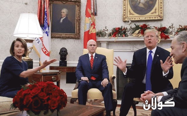  بەهۆی سەردانیكردنی ئارایشتگا بێ دەمامك، ترەمپ هێرشدەكاتە سەر پێلۆسی