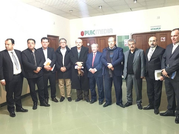  نوێنه‌رانی راگه‌یاندنی پارتی و یەکێتی كۆبوونه‌وه‌ 