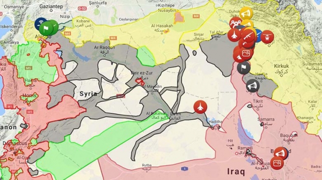  له‌ رێى ئه‌م نه‌خشه‌يه‌وه‌ ورده‌كارى شه‌ڕى موسڵ ببينه‌