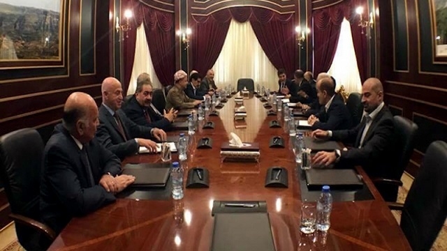  	 ڕاگەیەندراوی کۆتایی کۆبوونەوەی هەردوو مەکتەبی سیاسیی پارتی و یەکێتی