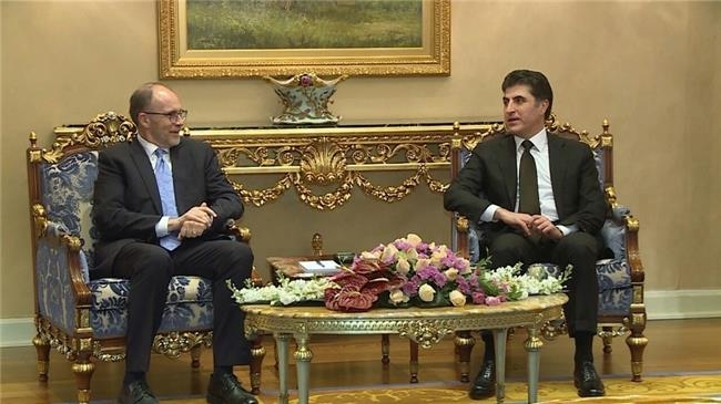 نێچیرڤان بارزانی و سیلیمان، پڕۆسەی ئاوەدانكرنەوە و بووژانەوەی ئابوورییان تاوتوو كرد 