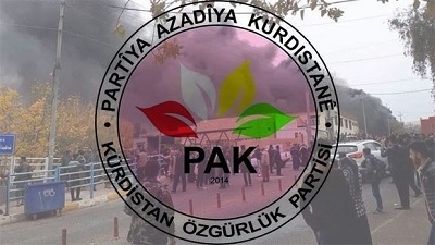  	 پارتیا ئازادیا کوردستانێ: داخوازی ب توندوتیژیا نائێنە ب جهـئینان 