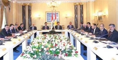  	 سبەی ئەنجومەنی وەزیران دەربارەی دوو تەوەر کۆ دەبێتەوە 